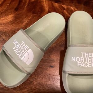 The North Face Green Slide Sandals